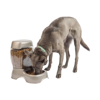 Foto 1 | Foto 1 | Alimentador Petmate Pet Cafe Pearl Tan Para Perros Y Gatos  5 4 Kg - Venta Internacional.