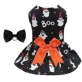 Foto 1 | Foto 1 | Vestido De Malla Cutebone Para Perro Con Lazo Para Halloween - Venta Internacional.