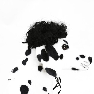 Foto 5 | Foto 5 | Peluca De Perro Tessveya De Pelo Rizado Negro Para Perros Pequeños Y Grandes - Venta Internacional.