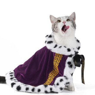 Foto 1 | Foto 1 | Disfraz Para Mascotas Lovelyshop Lux Fur Color Morado Para Gatos Y Perros - Venta Internacional.