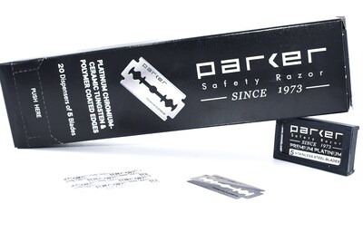 Foto 1 | Foto 1 | Maquinilla De Afeitar Razor Blades Parker De Seguridad De Doble Filo  100 Unidades - Venta Internacional.