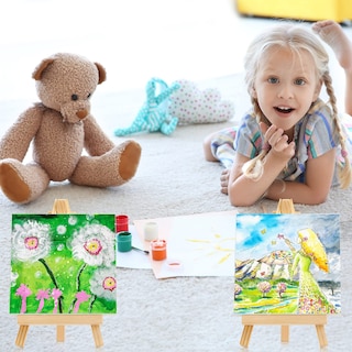 Foto 4 | Foto 4 | Mini Lienzos Mimorou Paquete De 32 Unidades 6 X 6 Cm Con Caballete Para Pintar - Venta Internacional.