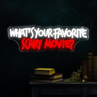 Foto 1 | Foto 1 | Letrero Decorativo Symone Scary Movie Neon Light Usb 40 X 13 Cm - Venta Internacional.