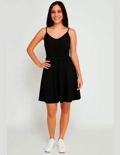 Foto 4 | Foto 4 | Vestido Linterz Tokyo Negro Corto Casual de Moda para Dama