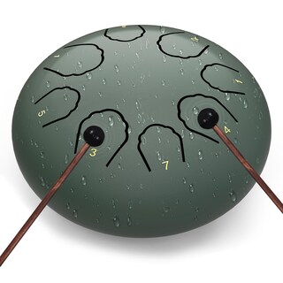 Foto 1 | Foto 1 | Tambor De Acero Rain Drum Mengbei De 6 Pulgadas Para Jardín - Venta Internacional.