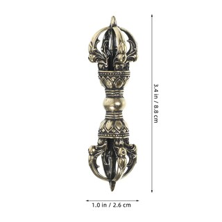 Foto 5 | Foto 5 | Decoración Budista Sewacc Vajra Dorge Dorje De Latón Envejecido - Venta Internacional.