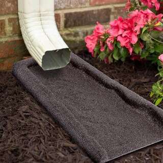 Foto 6 | Foto 6 | Rubber Downspout Splash Block Paquete De 2 Unidades Color Marrón - Venta Internacional.