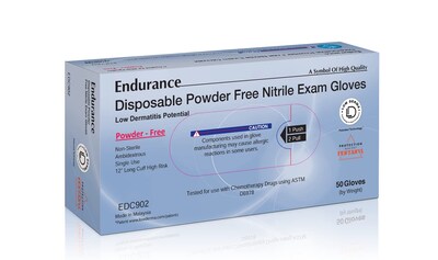 Foto 2 | Foto 2 | Guantes Saf-care Endurance Nitrile 11.5 Pulgadas Puño Extendido 8 Mil - Venta Internacional.