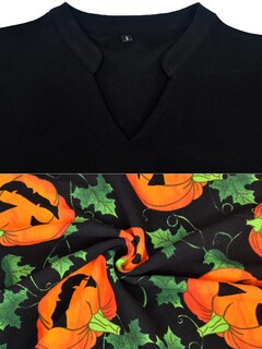 Foto 2 | Foto 2 | Vestido Mokayee Para Halloween Calabaza Naranja Manga Abullonada Para Mujer - Venta Internacional.