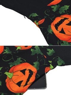 Foto 3 | Foto 3 | Vestido Mokayee Para Halloween Calabaza Naranja Manga Abullonada Para Mujer - Venta Internacional.