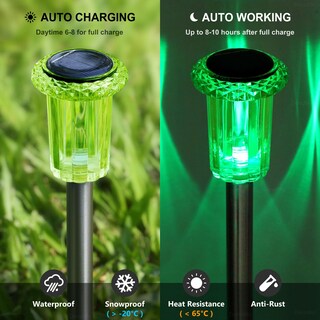 Foto 3 | Foto 3 | Luces Solares Gorrzai Para Halloween Paquete De 10 Unidades Impermeables Para Exteriores - Venta Internacional.