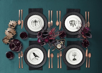 Foto 7 | Foto 7 | Juego De Vajilla Lenox Vintage Para Halloween Plato De Postre De 4 Piezas - Venta Internacional.