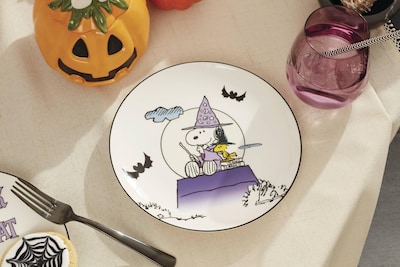 Foto 6 | Foto 6 | Juego De 4 Platos De Porcelana Lenox The Great Pumpkin Para Halloween - Venta Internacional.