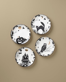 Foto 2 | Foto 2 | Juego De Platos Lenox Vintage Halloween Haunted Porcelain 4 Piezas - Venta Internacional.