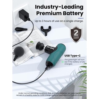 Foto 5 | Foto 5 | Pistola De Masaje Bob And Brad Q2 Mini Masajeador De Tejido Profundo Color Verde - Venta Internacional.