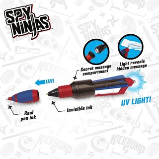 Foto 6 | Foto 6 | Mensaje Secreto De Spy Gear Spy Ninjas Rosa Con Bolígrafo Y Decodificador - Venta Internacional.