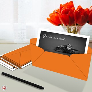 Foto 4 | Foto 4 | Sobres De Correo Con Estampado Superfino En Forma De S Naranja #10 90 G/m² 50 Unidades - Venta Internacional.