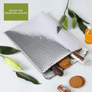 Foto 2 | Foto 2 | Paquete De 10 Sobres Térmicos Con Burbujas Qiqidai 20 X 28 Cm Impermeable - Venta Internacional.