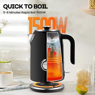 Foto 5 | Foto 5 | Hervidor Eléctrico Sulives De Acero Inoxidable De 1.7 L Con Medidor De Temperatura - Venta Internacional.