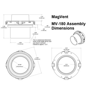 Foto 5 | Foto 5 | Acoplamiento Magnético De Ventilación Para Secador Magvent Mv-180 - Venta Internacional.