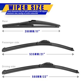 Foto 2 | Foto 2 | Set De Recambio De Limpiaparabrisas Para Jeep Grand Cherokee 2014-2021 - Venta Internacional.