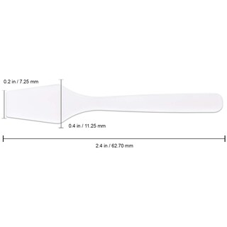 Foto 2 | Foto 2 | Espátula Cosmética Pana 2 5 Cm Blanca Desechable Plástico 200 Unidades - Venta Internacional.