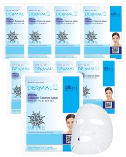 Foto 1 | Foto 1 | Mascarilla Facial Dermal Con Esencia De Colágeno Blanco 23 Ml Paquete De 10 - Venta Internacional.