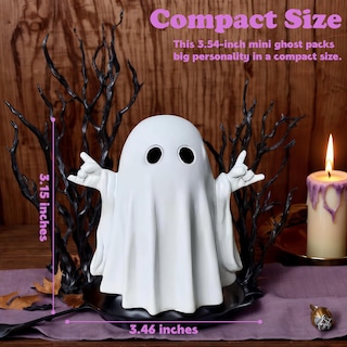Foto 4 | Foto 4 | Figura Kidhabe Ghost Con Mano De Roca 9x8x6 Cm - Venta Internacional.