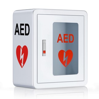 Foto 1 | Foto 1 | Desfibrilador De Primeros Auxilios Aed Cabinet Zipowy Montado En La Pared - Venta Internacional.