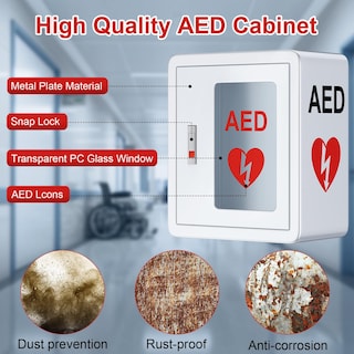 Foto 4 | Foto 4 | Desfibrilador De Primeros Auxilios Aed Cabinet Zipowy Montado En La Pared - Venta Internacional.