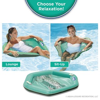 Foto 3 | Foto 3 | Silla De Piscina Float Aqua Supreme Hexagonal Multiposición Color Verde Azulado - Venta Internacional.