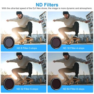 Foto 5 | Foto 5 | Set De Filtros Nd Skyreat Neo Para Dji Neo Drone Paquete De 5 - Venta Internacional.
