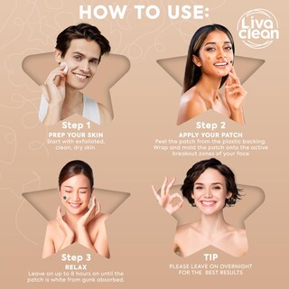Foto 3 | Foto 3 | Parches Para Espinillas Livaclean Livaclean 240 Unidades Con Ácido Salicílico Y Árbol De Té - Venta Internacional.