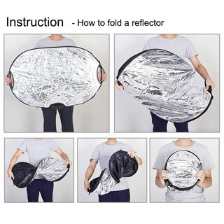 Foto 6 | Foto 6 | Reflector Selens 5 En 1 Ovalado Con Asa Para Fotografía - Venta Internacional.