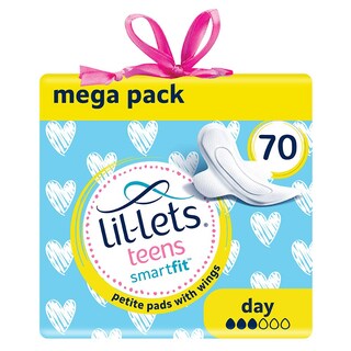 Foto 1 | Foto 1 | Almohadillas Menstruales Lil-lets Teens Day Con Alas 70 Unidades - Venta Internacional.