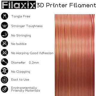 Foto 4 | Foto 4 | Filamento Para Impresora 3d Filaxix Silk Doble Color Pla 1 75 Mm 1 Kg - Venta Internacional.
