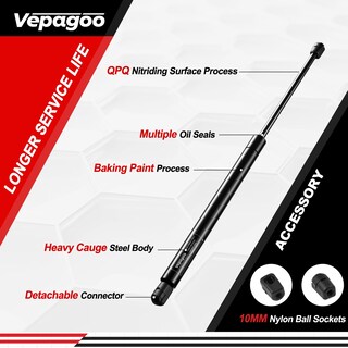 Foto 3 | Foto 3 | Gas Struts Vepagoo C16-08055 50 Cm 54 Kg Para Cama Autocaravana 2 Unidades - Venta Internacional.
