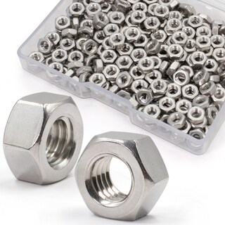 Foto 1 | Foto 1 | Tuercas Hexagonales Zqz M4-0.7 Mm De Acero Inoxidable 304 A2-70 300 Piezas - Venta Internacional.