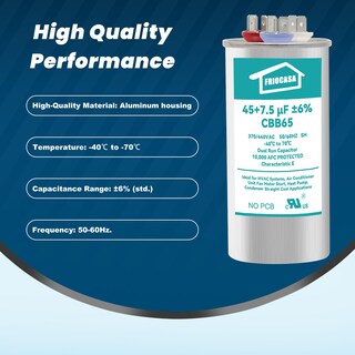 Foto 3 | Foto 3 | Condensador Friocasa 45/7 5 Uf ± 6% 370v/440v Cbb65b Para Corriente Alterna - Venta Internacional.