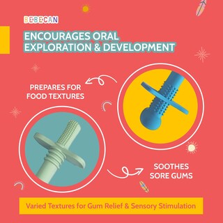 Foto 3 | Foto 3 | Tubos De Dentición Bebecan Shielded Baby Relief De 0 A 36 Meses - Venta Internacional.
