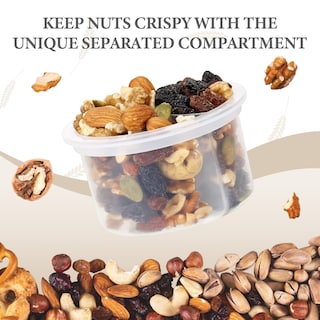 Foto 2 | Foto 2 | Recipientes De Avena Para Toda La Noche Soligt De Vidrio De 16 Oz  Paquete De 2 Con Tapas - Venta Internacional.