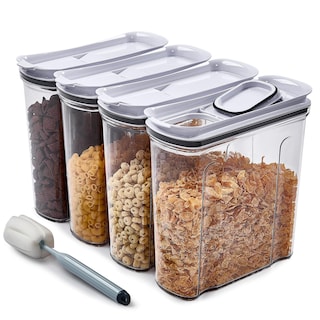 Foto 1 | Foto 1 | Set De Almacenamiento De Recipientes Para Cereales Freshkeeper De 4 Litros (135 2 Oz)  4 Piezas - Venta Internacional.