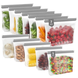 Foto 1 | Foto 1 | Bolsas De Almacenamiento De Alimentos Ideatech Bolsa Reutilizable De Peva Para Congelador De Galones - Venta Internacional.