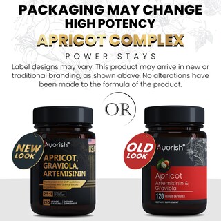 Foto 2 | Foto 2 | Suplemento De Extracto De Albaricoque Ayorish 1000 Mg Con Guanábana 120 Cápsulas - Venta Internacional.