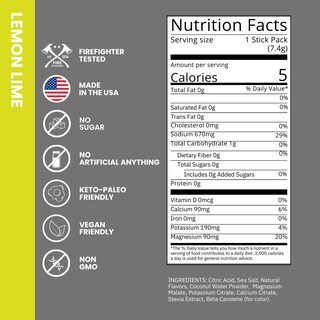 Foto 5 | Foto 5 | Bastones De Hidratación Fire Science Fire Salt Limón Y Lima Paquete De 32 - Venta Internacional.