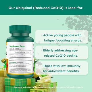 Foto 5 | Foto 5 | Suplemento De Ubiquinol Coq10 De Mission Hill Foods 100 Mg - Venta Internacional.