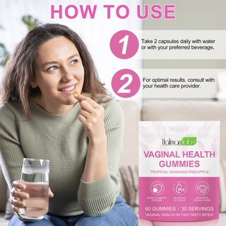 Foto 6 | Foto 6 | Gominolas Feminine Balance Vital Vital Vaginal Probióticos 60 Unidades - Venta Internacional.