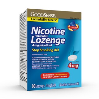 Foto 1 | Foto 1 | Pastillas De Nicotina Polacrilex Goodsense 4 Mg Menta Helada 80 Unidades - Venta Internacional.