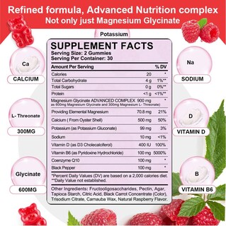 Foto 3 | Foto 3 | Gomitas Biduka Con Complejo De Magnesio 900 Mg Con Vitamina D B6 Y Coq10 - Venta Internacional.