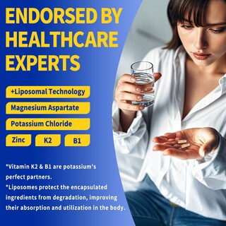 Foto 2 | Foto 2 | Suplemento Qmiozzy Potasio Magnesio 1600 Mg 120 Cápsulas Vegetarianas - Venta Internacional.